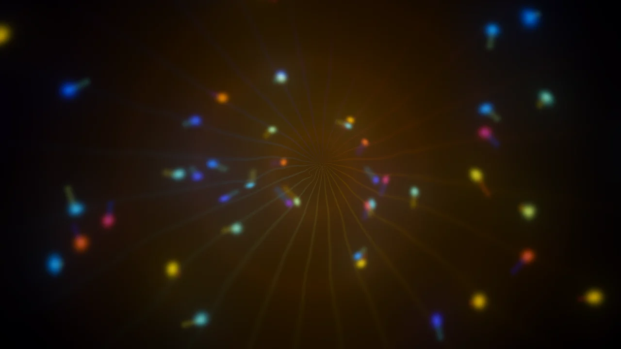 Hypercolor Particle Storm