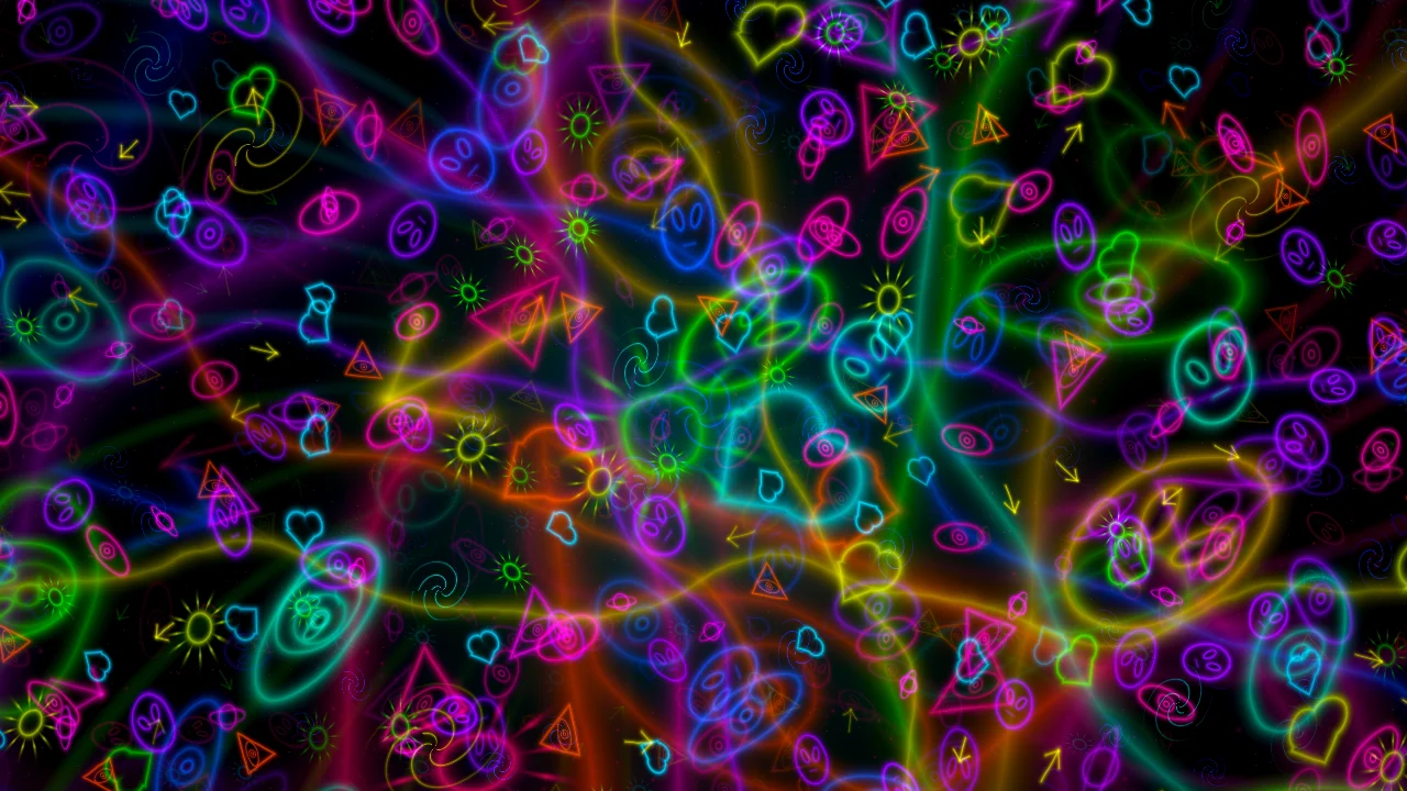 Fluorescent Mural Flythrough